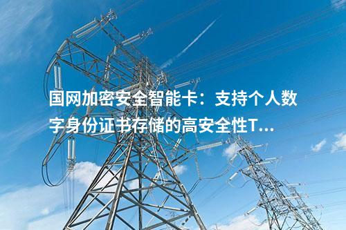 國網(wǎng)加密安全智能卡：高效SM2加密和解密性能的安全TF卡