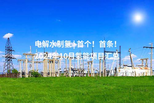 電解水制氫 | 首個！首條！2024年10月氫能項(xiàng)目匯總