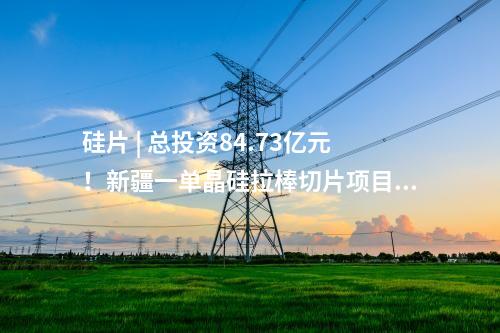 硅片 | 總投資84.73億元！新疆一單晶硅拉棒切片項目正式落地