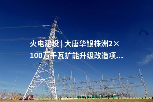 火電建設(shè) | 大唐華銀株洲2×100萬千瓦擴(kuò)能升級(jí)改造項(xiàng)目煙囪封頂