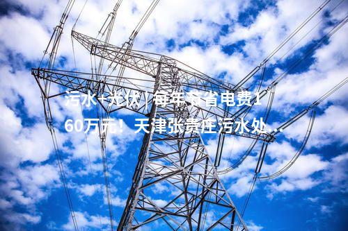 污水+光伏 | 每年節(jié)省電費(fèi)160萬元！天津張貴莊污水處理廠分布式光伏項(xiàng)目正式并網(wǎng)發(fā)電