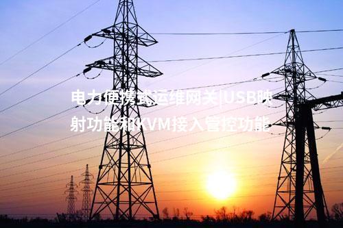 電力便攜式運(yùn)維網(wǎng)關(guān)|USB映射功能和KVM接入管控功能