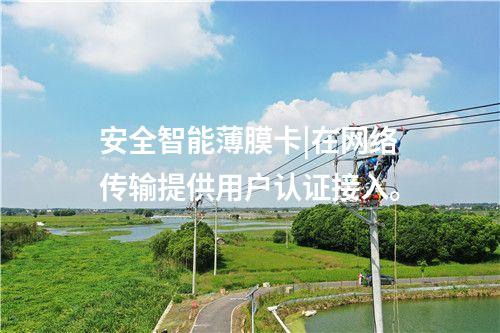 安全智能薄膜卡|在網(wǎng)絡(luò)傳輸提供用戶認(rèn)證接入。