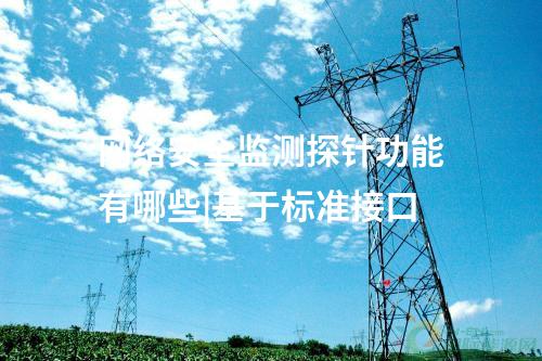 網(wǎng)絡(luò)安全監(jiān)測探針功能有哪些|基于標(biāo)準(zhǔn)接口